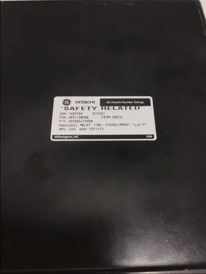 GE Hitachi 12IFC51BD1A Inverse Time Overcurrent Relay 60 Hertz 6-150 Amperes