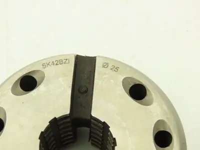 Hainbuch 3204441 Clamping Head Serrated Bore 25mm x 47mm OAL Chuck Type H