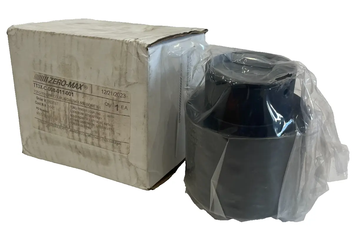 NEW ZERO-MAX TT3X-C-008-011-001 TORQ-TENDER COUPLING W/1.500 BORE TT3XC008011001