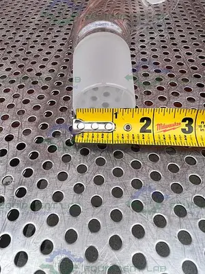 NEW CHEMGLASS CG-1033-45 OFFSET ADAPTER 45/50 JOINT, 270MM H X 75MM W