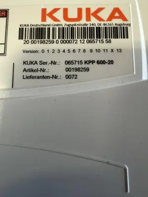 New | in-Stock KUKA KPP 600-20 Power Supplies Michigan US | RAB Industries, Inc. #1356777