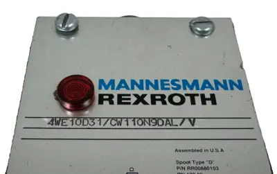 NEW MANNESMAN REXROTH 4WE10D31/CW110N9DAL/V SOLENOID VALVE