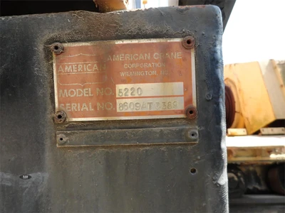 Used 1986 AMERICAN 5220 Crawler Cranes Tennessee US | Ran Equipment #1403710