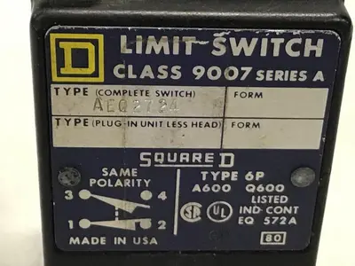 USED SQUARE D 9007-AEQ2724