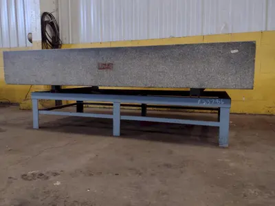 8' X 4' X 14" CHALLENGE PRECISION LAYOUT INSPECTION GRANITE TABLE: STOCK #23786