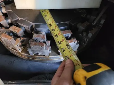 Custom T-Slot Mounted 24'' Diameter Horizontal Grinding Fixture