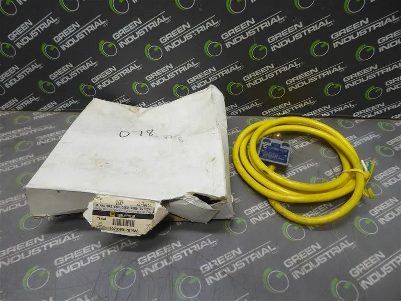 Square D 9007XA7306DC Miniature Enclosed Reed Switch 6 ft Cable New
