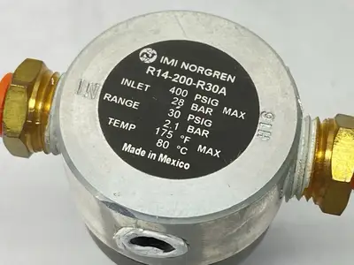 R14-200-R30A | IMI Norgren  Pneumatic Regulator 1/4" NPT 30PSIG - Used