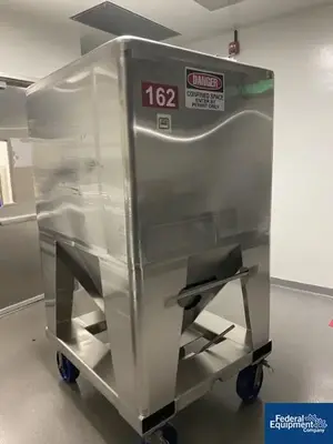 USED TOTE Systems 48" x 42" x 40" Tote Systems Stainless Steel Transfer Bins