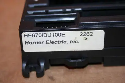 USED HORNER ELECTRIC HE670IBU100E