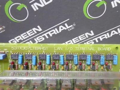 General Electric 531X307LTBAHG1 LAN I/O Terminal Board Used