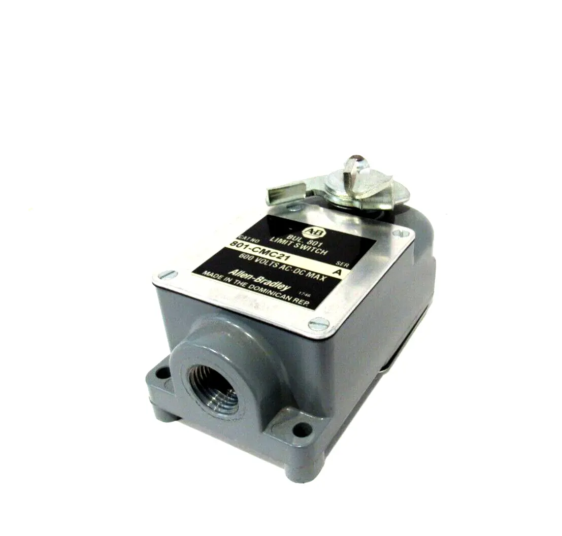 ALLEN BRADLEY 801-CMC21 LIMIT SWITCH SER.A 801CMC21 NEW SURPLUS