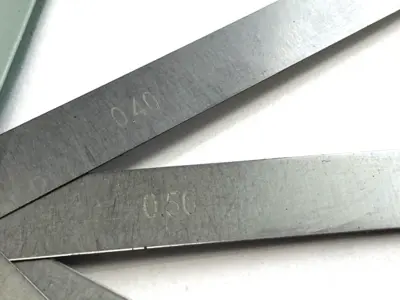 Used JINGHUA PRECISION STAINLESS STEEL GAP GAUGE MISSING 6 BLADES Thickness Gauges Michigan US | Maverick Industrial Sales #1091325