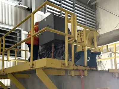 Axial Ventilation Fan & Air Tunnel w/ 1000hp Motor & Control Module