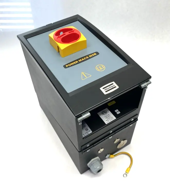 Used ATLAS COPCO POWER FOCUS 8 MAIN SWITCH BOX, NUTRUNNER MULTISPINDLE Switchgears Michigan US | Maverick Industrial Sales #1090834