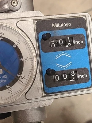 Mitutoyo 192-152 Dial Height Gage, 0-24" Range, .001" Graduation