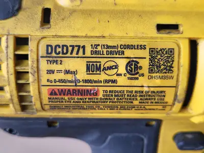 USED DEWALT DCD771
