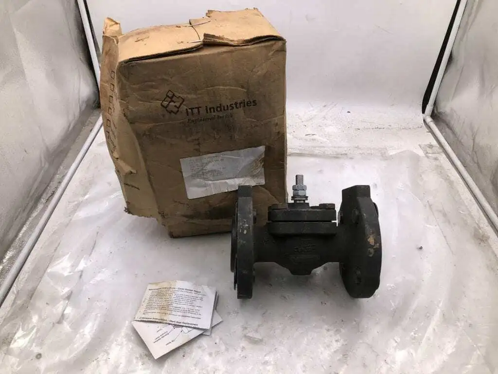 ITT Industries 1.5-3018-1-T1-ST6-SL7 1-1/2″ Flanged Steel Ball Valve WCB -NIB