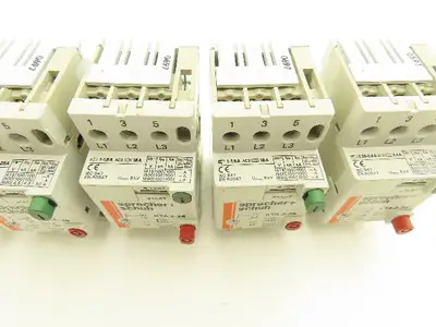 Sprecher & Schuh Manual Motor Starter 2.5A 600V 3 Pole Lot Of 5