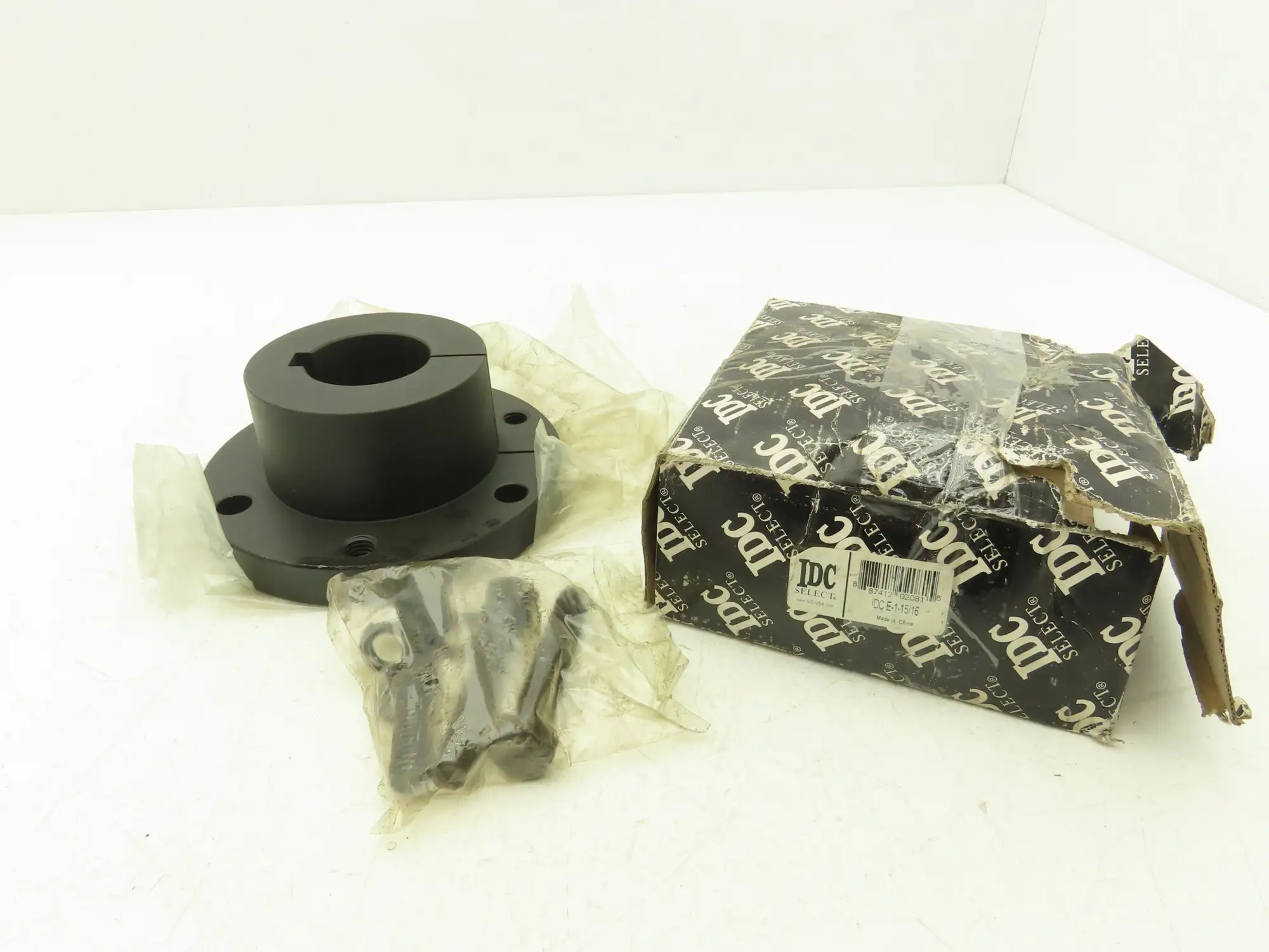 IDC E-1-15/16 Finished Bore QD Bushing 6" Flange 2-5/8" LTB