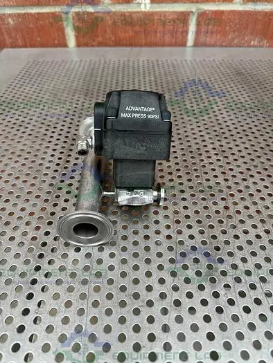 Used ITT PURE FLO ADVANTAGE 3 WAY DIAPHRAGM VALVE W/ 1" TO 1/4" SANITARY FITTINGS Valves/Fittings California US | Equipment Lab #485728