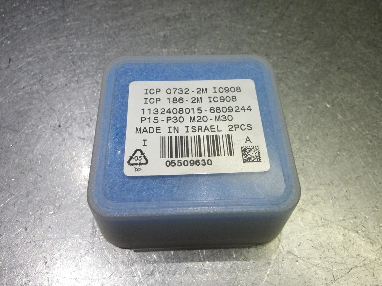 Iscar .732"(18.6mm) Carbide Drill Tip Insert QTY2 ICP 0732-2M/ICP 186-2M IC908 (LOC2518B)
