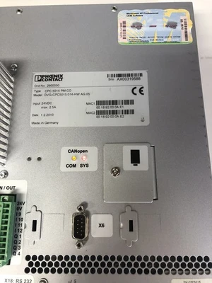USED Phoenix Contact CPC 5015 PM CO