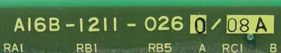 USED FANUC A16B-1211-0260/08A CONTROL BOARD A16B1211026008A
