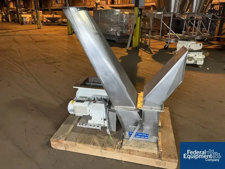 Used SEMCO Semco Rotary Airlock, C/S, 12" x 12", with S/S Chute Valves/Fittings Ohio US | Federal Equipment Company #129327