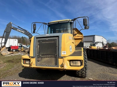 Used 2006 DEERE 300D Articulated Dump Trucks New Jersey US | Proxy Equipment #1377928