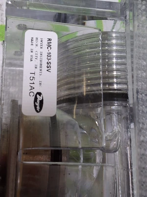 DWYER RMC-103-SSV AIR FLOWMETER WITH KING INSTRUMENT FLOAT METER