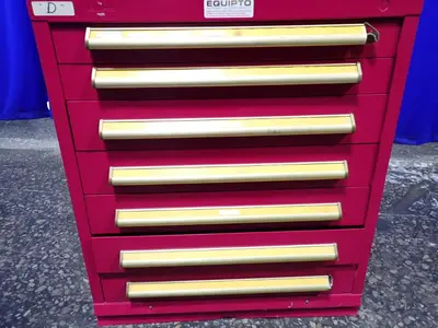 Equipto 6 @ 25" X 25" X 2"/3" Tool Cabinet