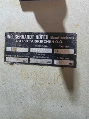 Used 1988 HÖFER CASE CLAMP Case Clamps Indiana US | Machine Solutions, LLC #1714627