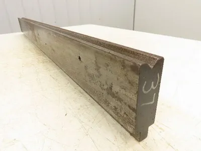 Press Brake Die 37" Long 90° V 1/2" W 1/4" Deep 3-1/16" H 1-3/16" Wide 1/2" Tang