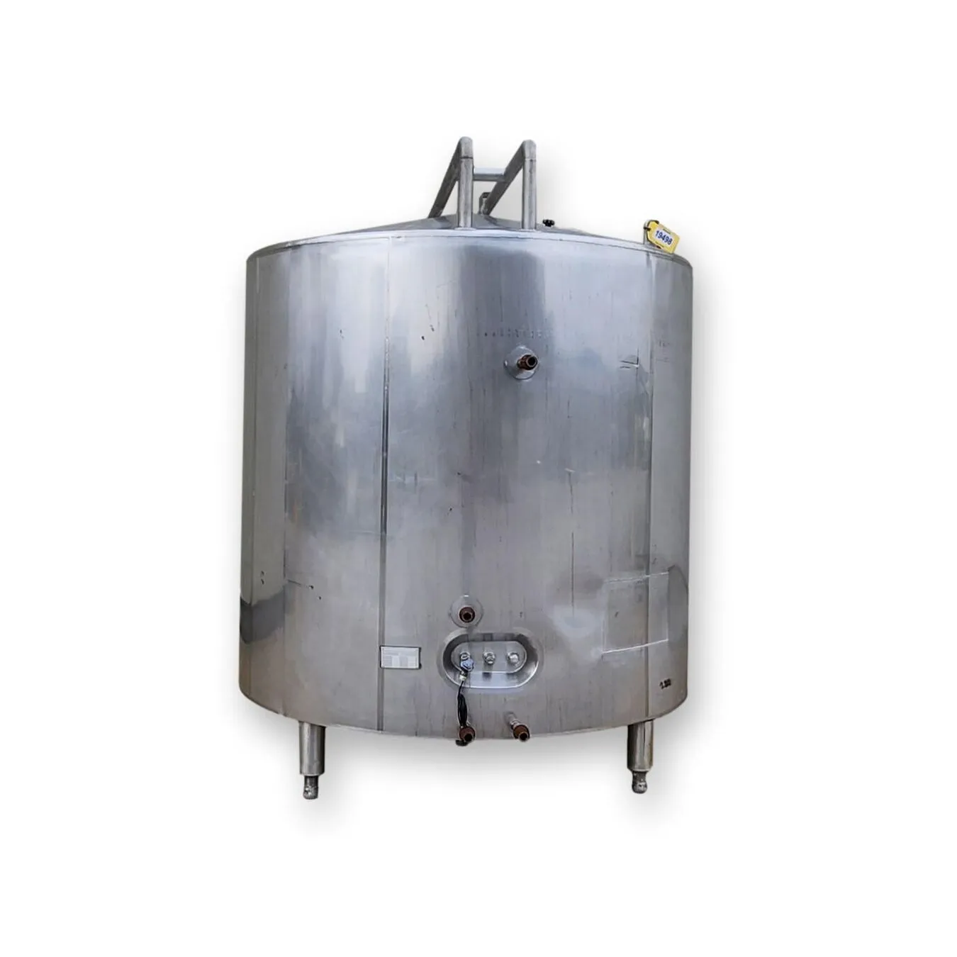 Used 6,500L (1,717 gal) Stainless Insulated Jacketed Liquid Storage Vessel Tank