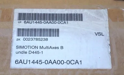 NEW SEALED SIEMENS 6AU1445-0AA00-0CA1 SIMOTION DRIVE D-445 , 6AU14450AA000CA1