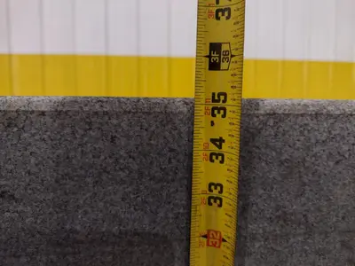36" X 24" X 5" CHALLENGE GRAY GRANITE SURFACE PLATE ON STAND: STOCK #23417