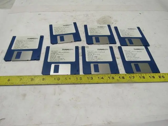 Allen Bradley DataMyte 91917-010 Version 4.5 TurboNET VA Software 7 Disc Set
