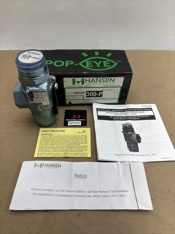 New | in-Stock Hansen H5632R/300P HVAC Parts and Equipment Indiana US | J&J Industrial Supply #908461