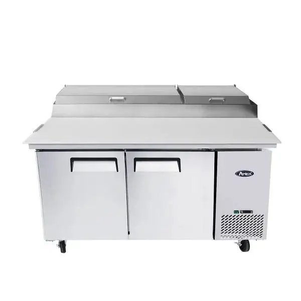 New | in-Stock Atosa New Atosa MPF8202GR 67'' Pizza Prep Table Food Prep Tables Illinois US | Falcon Restaurant Supply #1375340