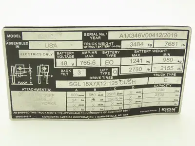 Linde 7 91 6400 996 Forklift Electronic Resistor Module Removed From E20C