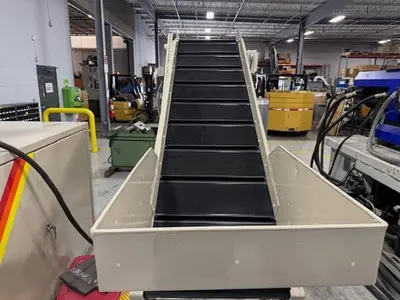 Ball & Jewell 60 HP Granulator w/conveyor, dust collector & Box Dumper
