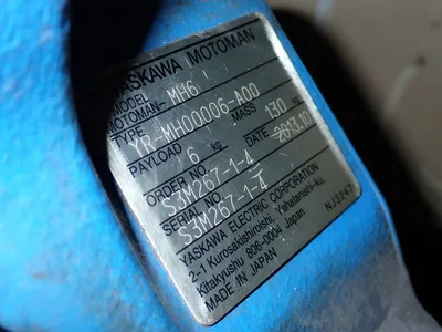 USED 2013 YASKAWA MOTOMAN MH6