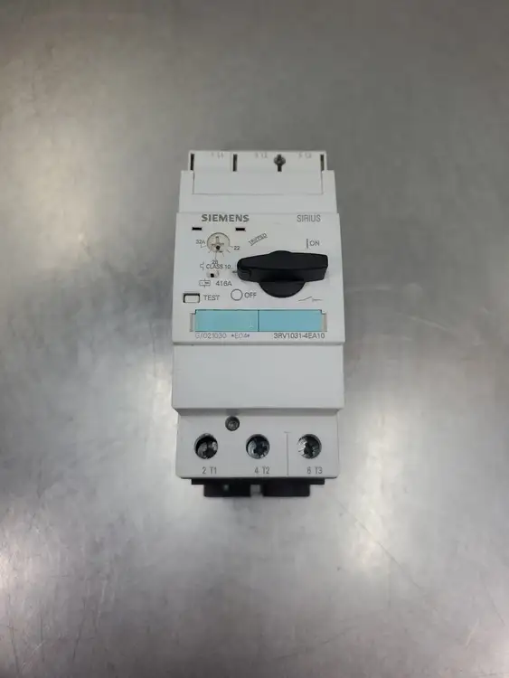 Used Siemens 3RV1031-4EA10 SIRIUS Motor Starter Unit Starters South Carolina US | Palmetto Automation #1520710