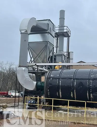 Used HEIL 10.5'X32' TRIPLE PASS ROTARY DRUM DRYER WITH WEBB BURNER Drum Dryers | CAROLINA MACHINERY SALES #421027
