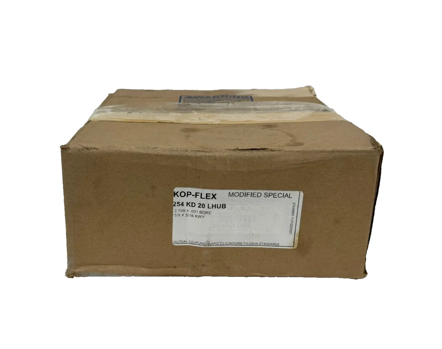 NEW KOP-FLEX 254-KD-20-LHUB DISC COUPLING HUB 2.748+.001 BORE