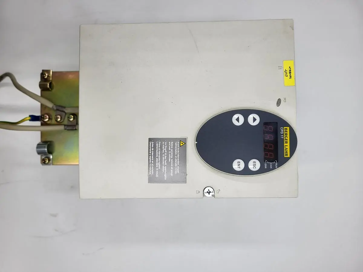 USED BERGER LAHR BERGER LAHR CPD1702F28S3 SERVO DRIVE / PR840.00 REV 1