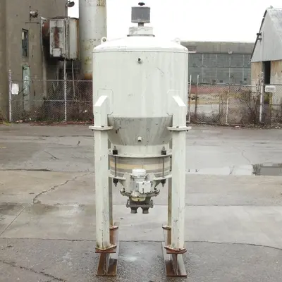 SPC6055  Bin Hopper Silo 32" diameter, live bin bottom, CS