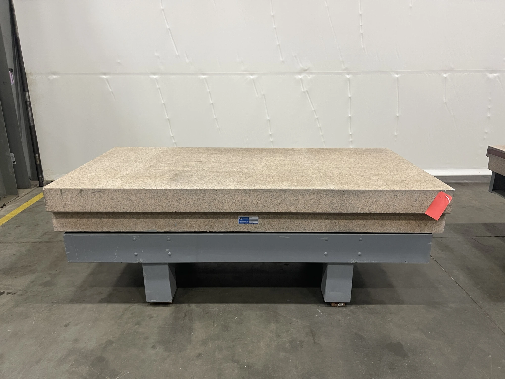 4′ x 8′  11.5″ Thick Pink Granite Surface Plate