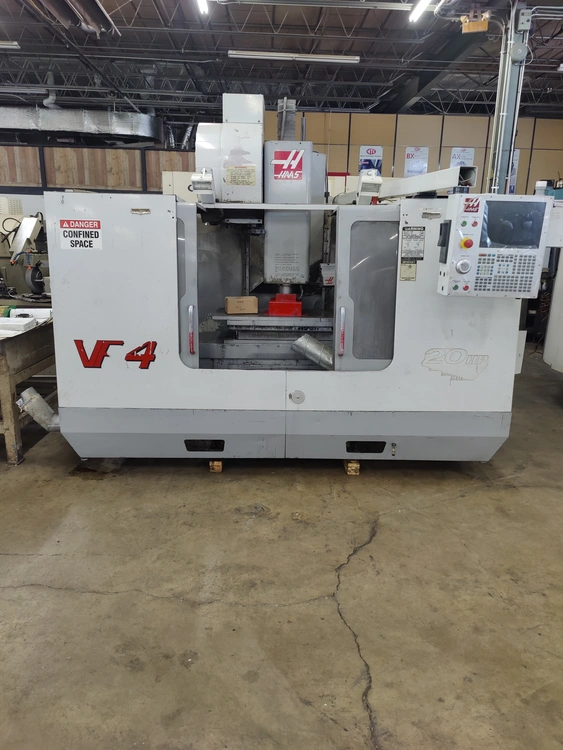 Used 2000 HAAS VF-4 Vertical Machining Centers Illinois US | Myers Technology Co., LLC #11862